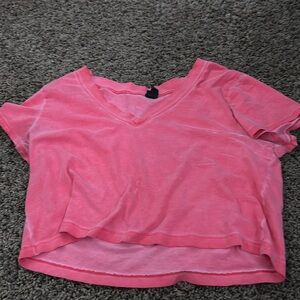 Crop top v neck